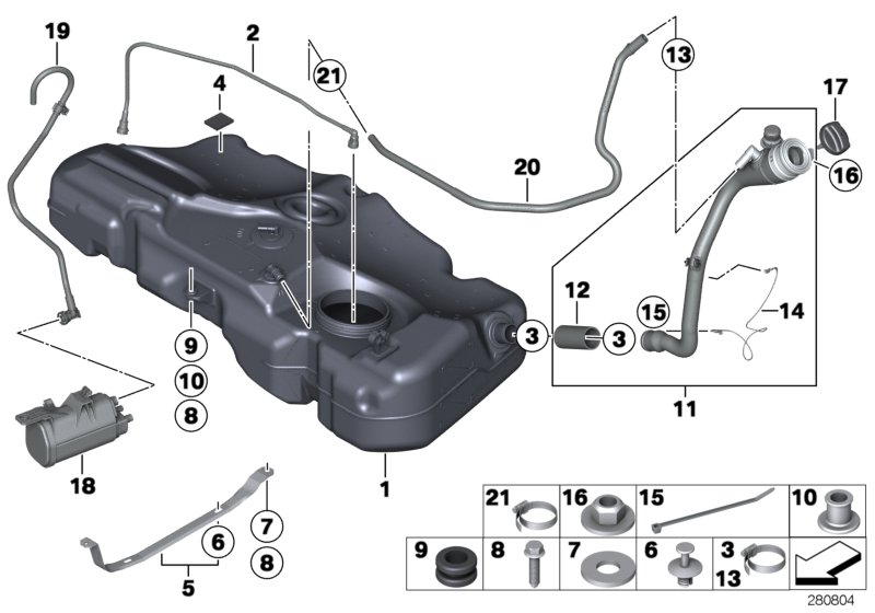 Car part diagram