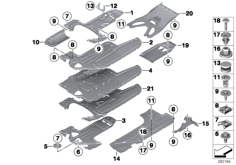 Car part diagram