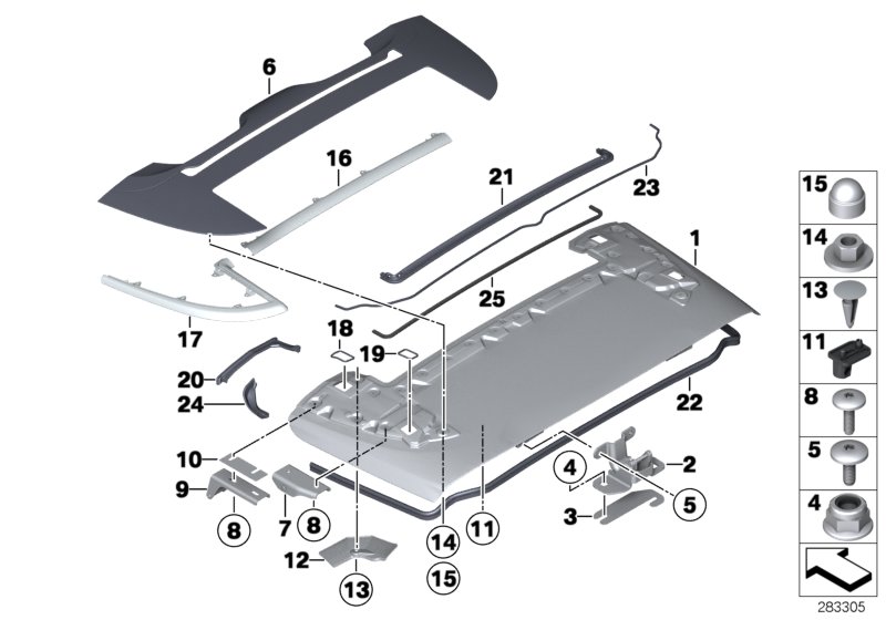 Car part diagram