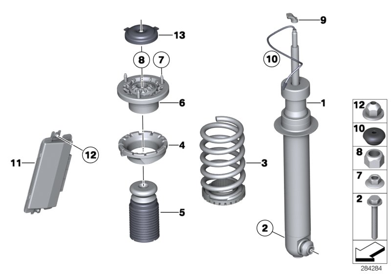 Car part diagram