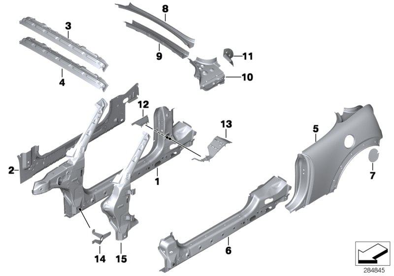 Car part diagram