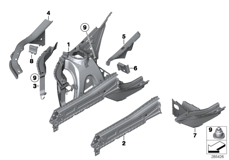 Car part diagram