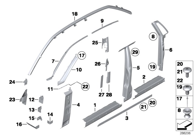 Car part diagram