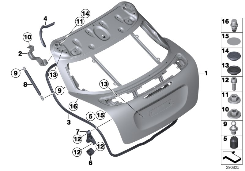 Car part diagram