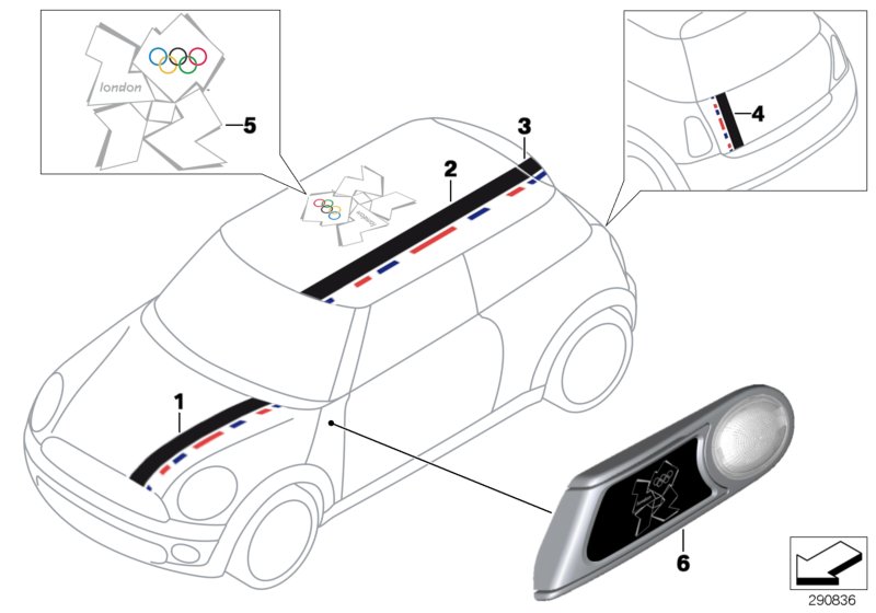 Car part diagram