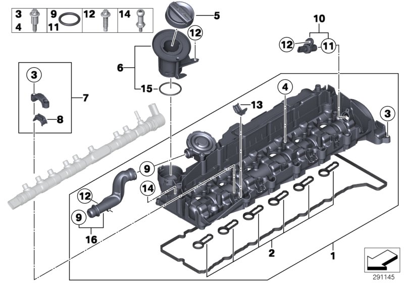 Car part diagram
