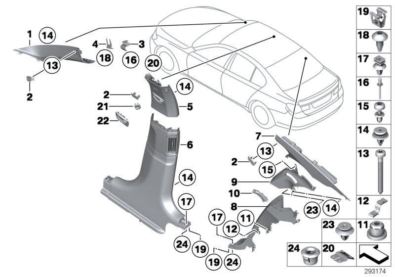 Car part diagram