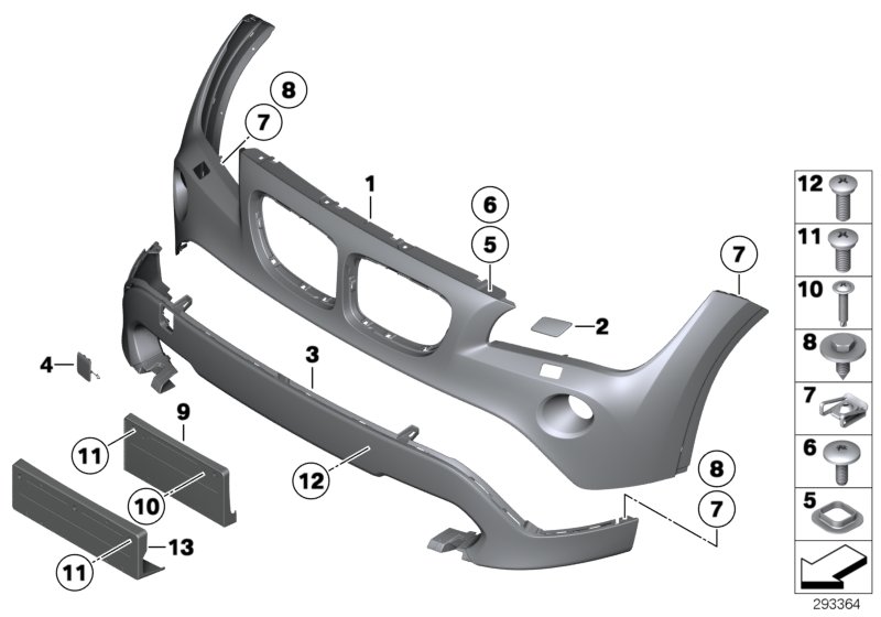 Car part diagram