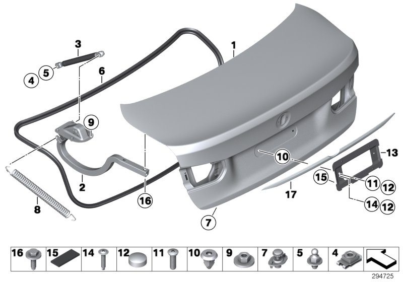 Car part diagram