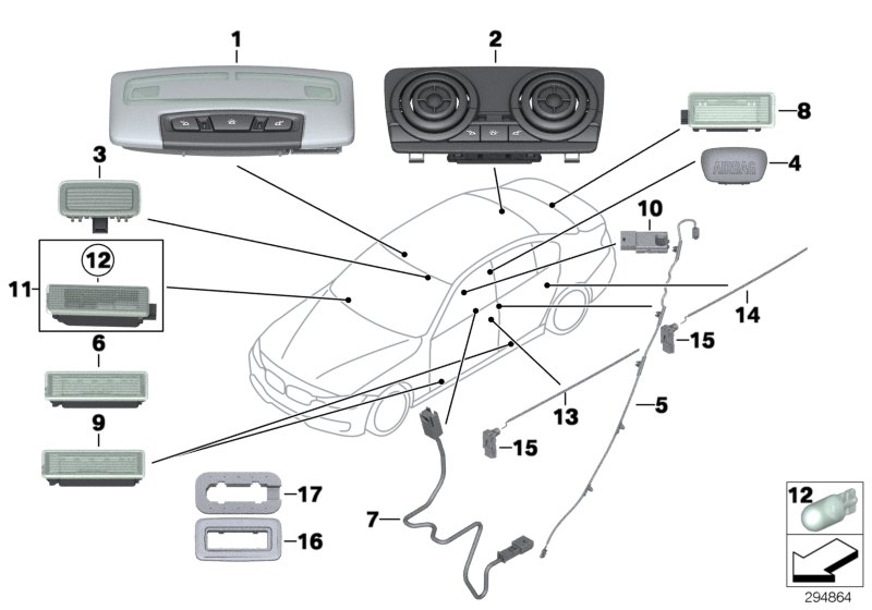 Car part diagram