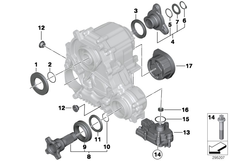 BMW Transfer Case Motor - Genuine BMW 27607643762 - LLLParts