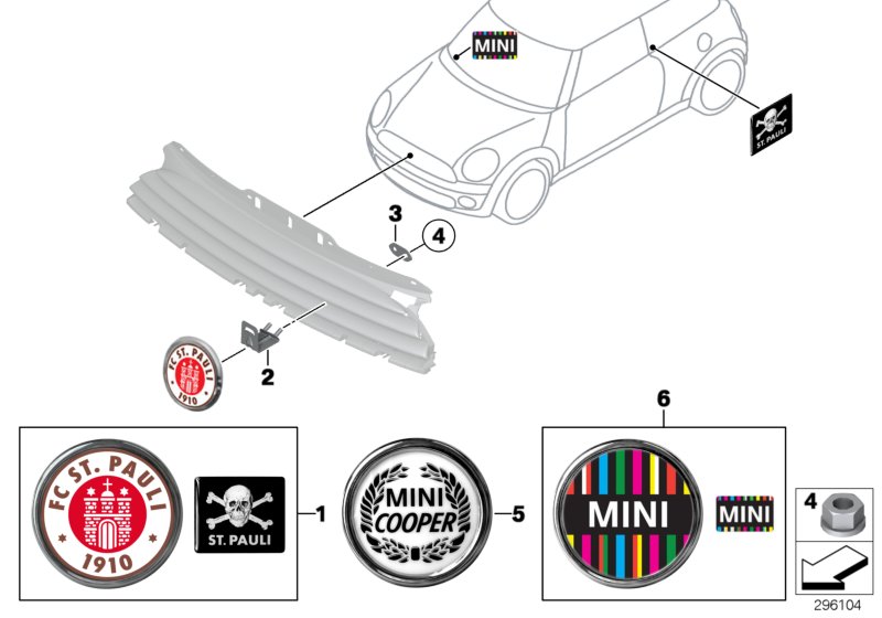 Car part diagram