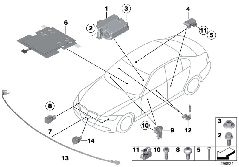 Car part diagram