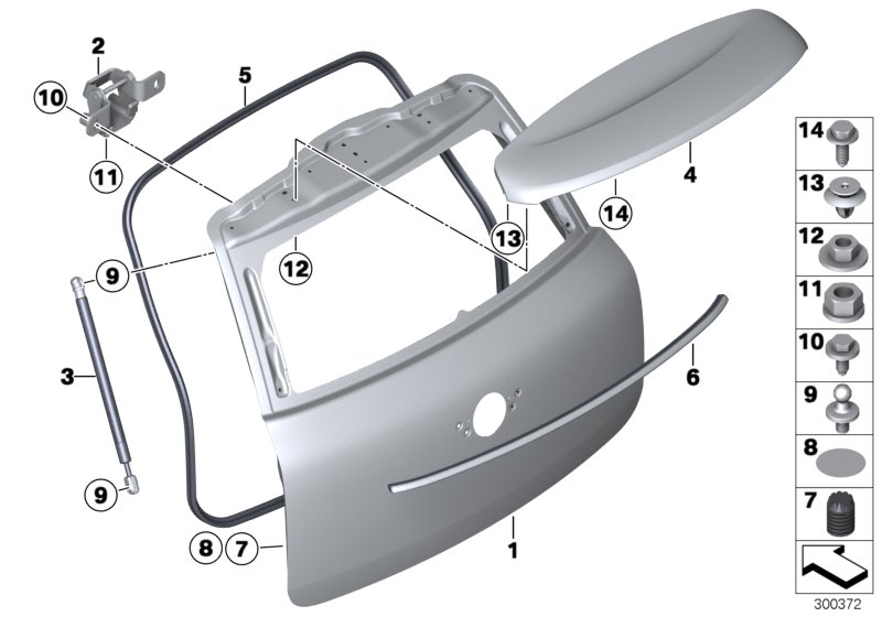 Car part diagram