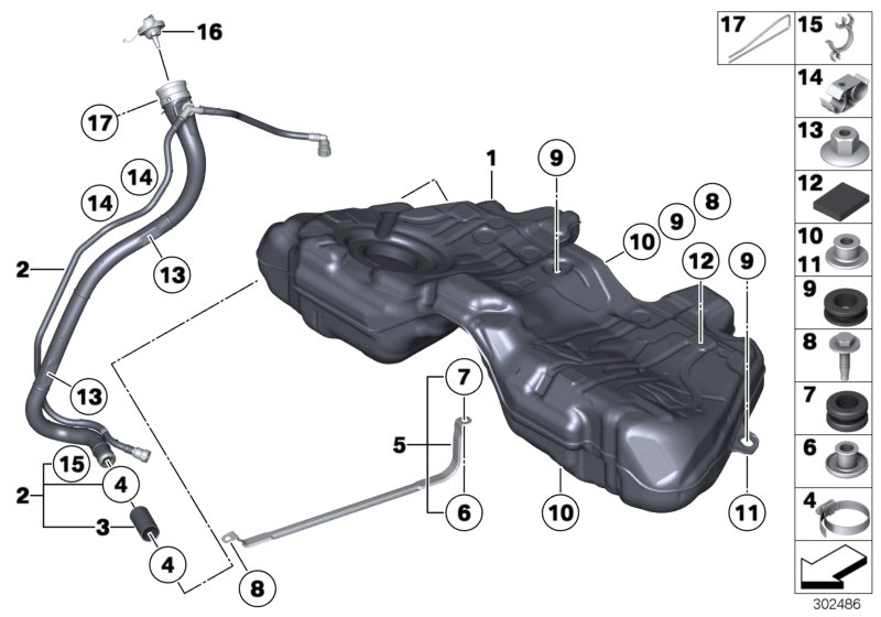 Car part diagram