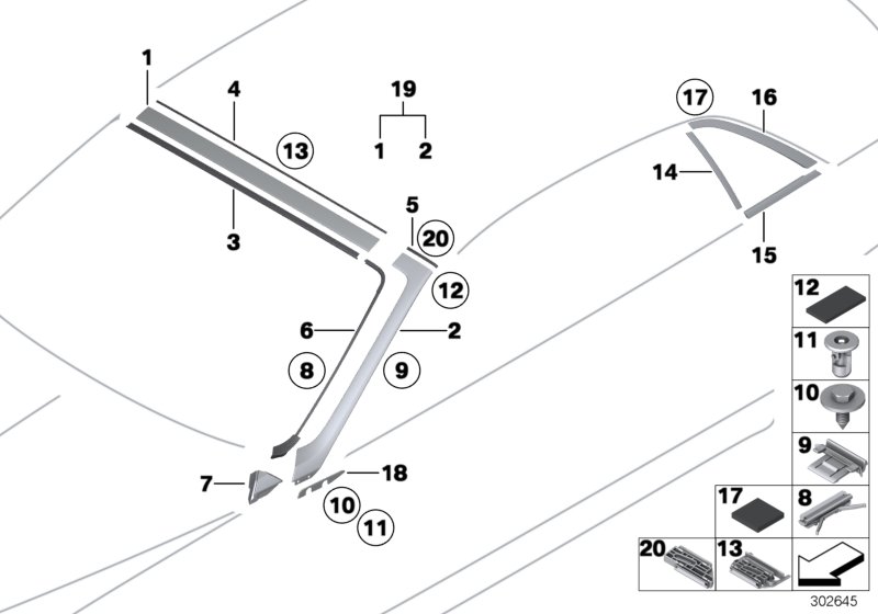Car part diagram