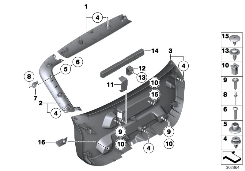 Car part diagram