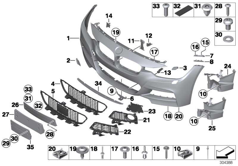 Car part diagram