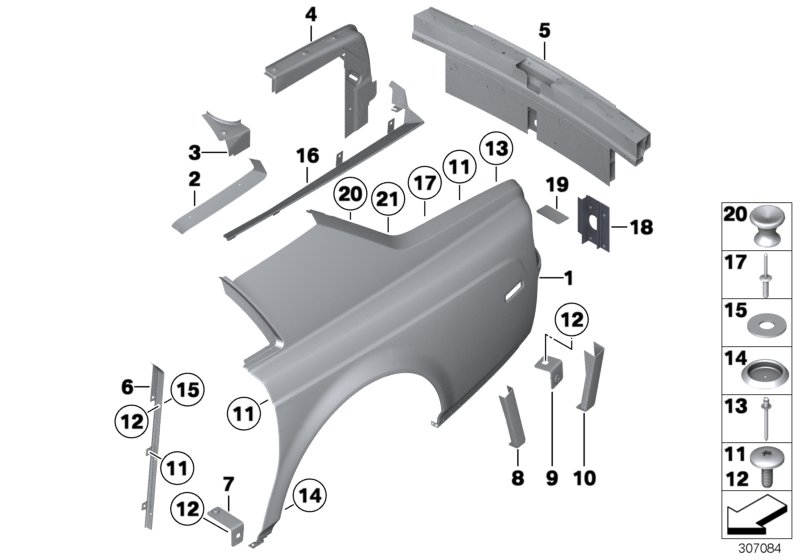 Car part diagram