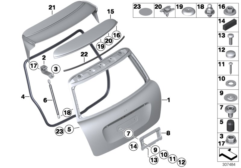 Car part diagram