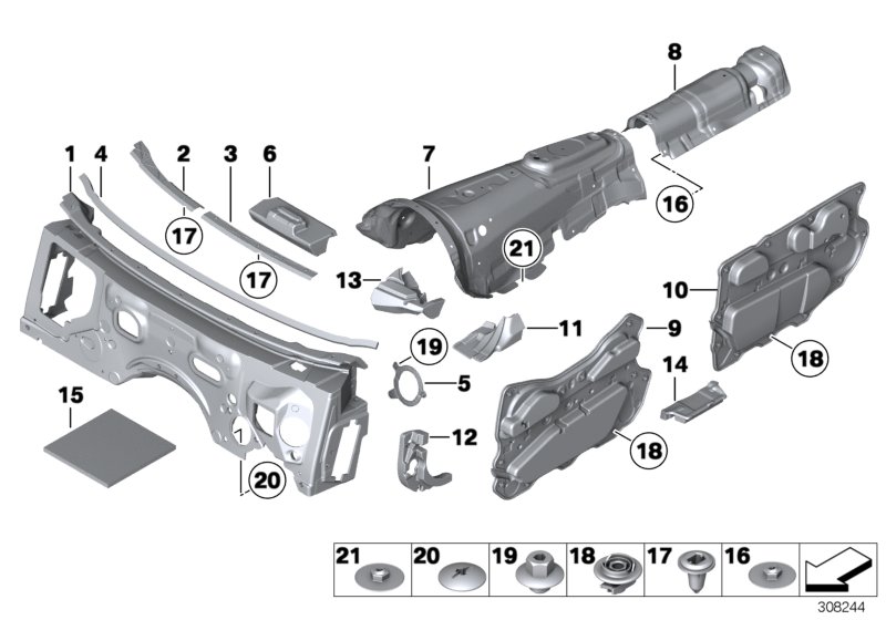 Car part diagram