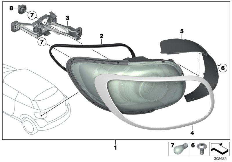 Car part diagram