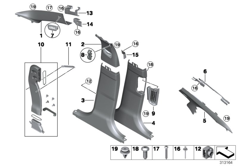 Car part diagram