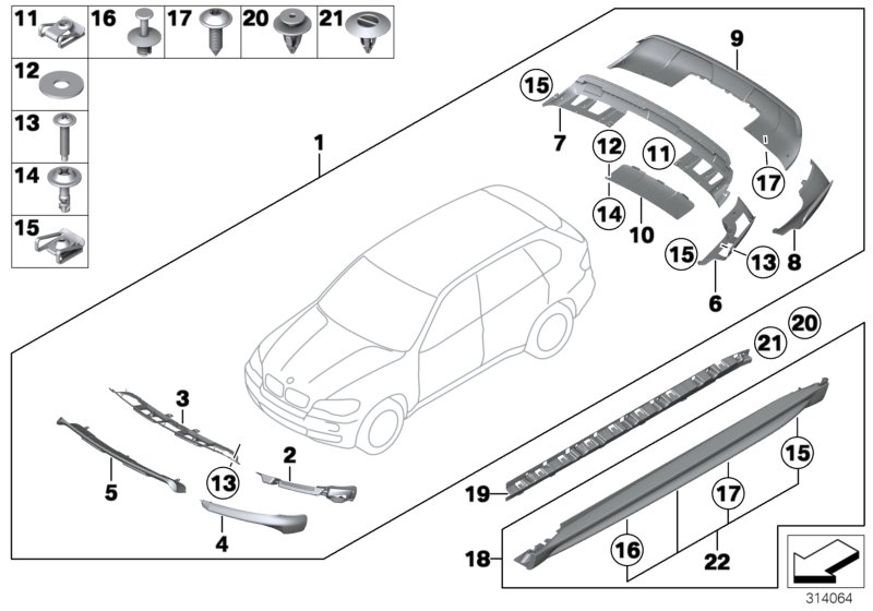 Car part diagram