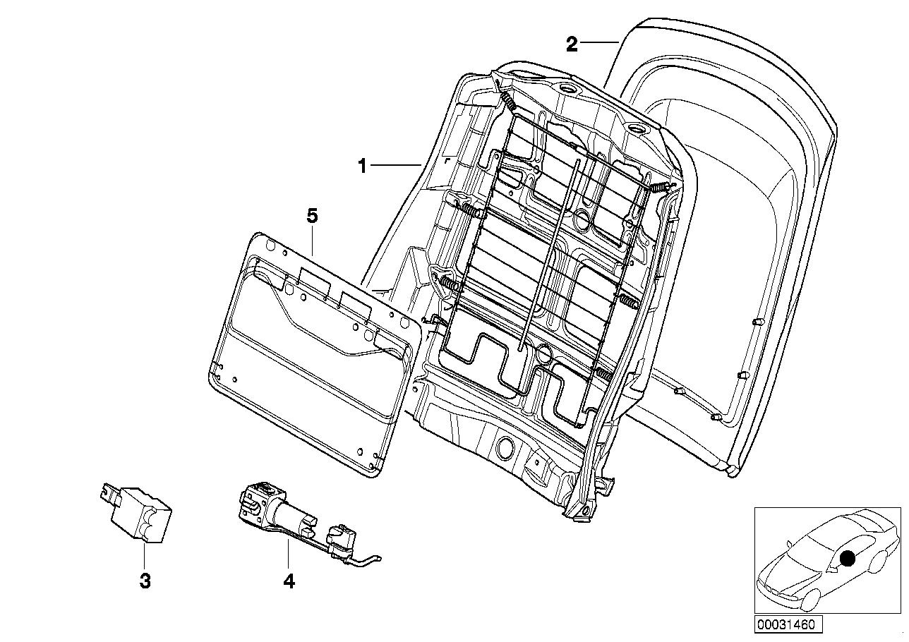 BMW Lumbar Support Pump 52108099008 LLLParts
