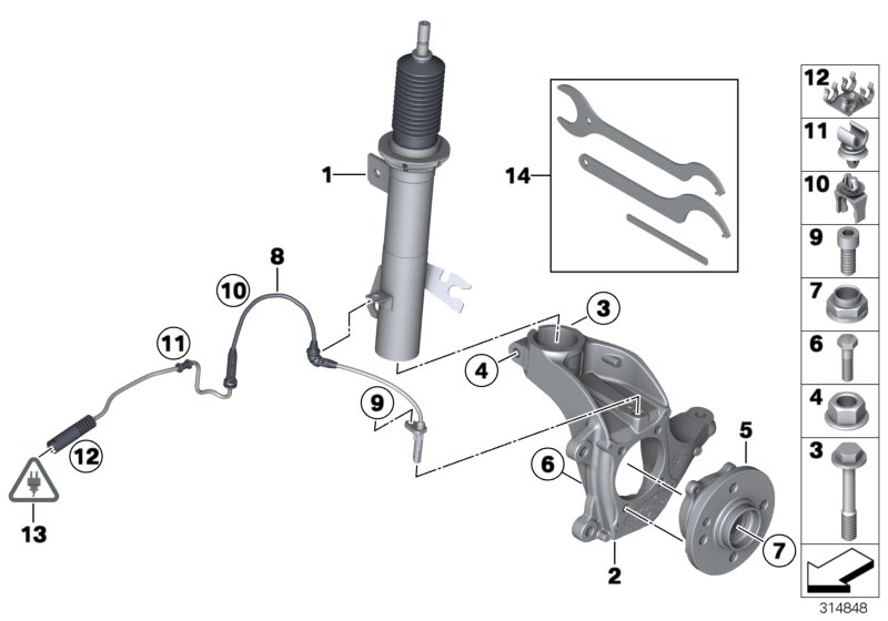 Car part diagram