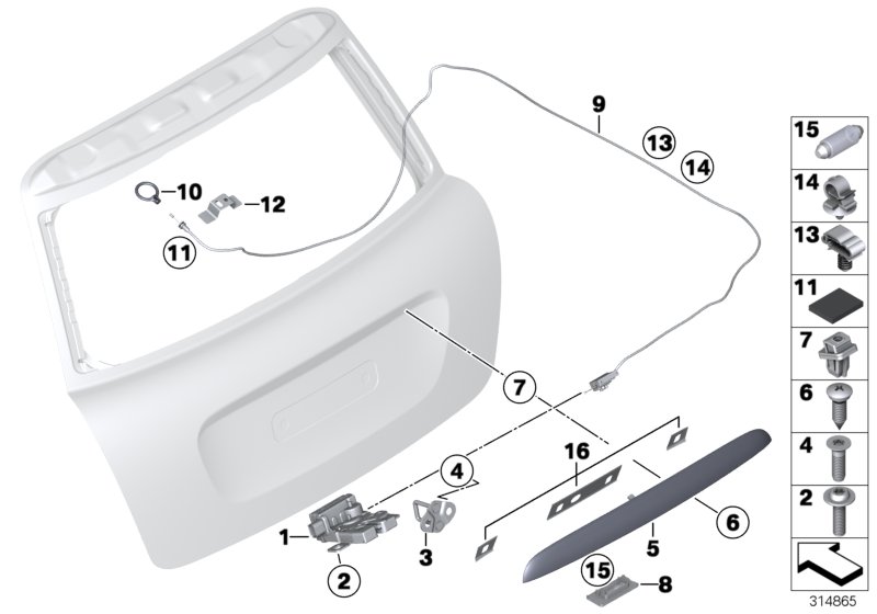 Car part diagram
