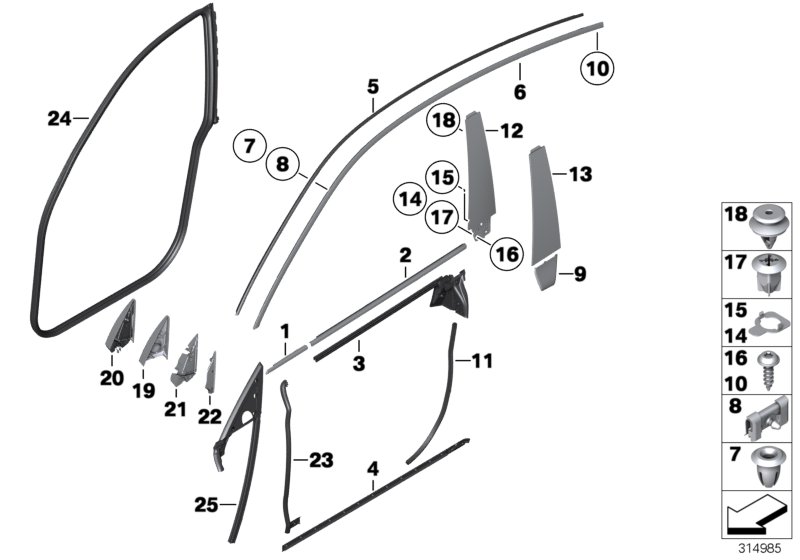 Car part diagram