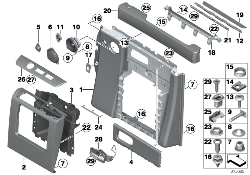 Car part diagram