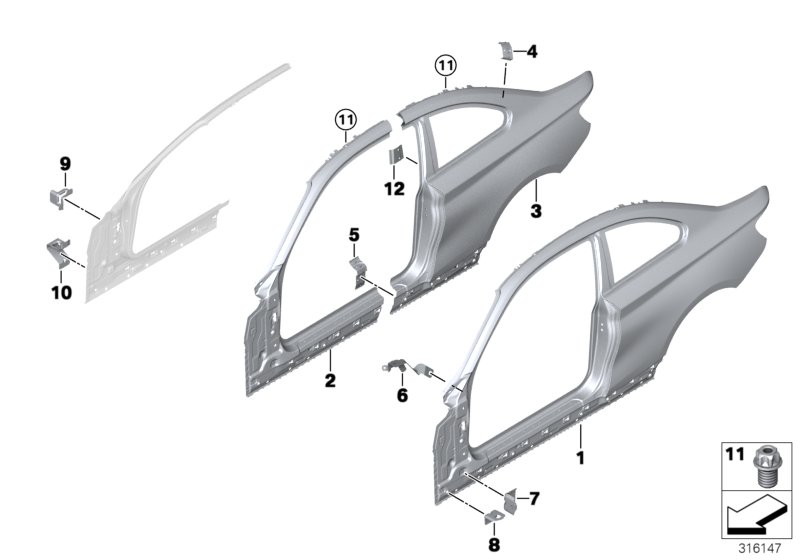 Car part diagram