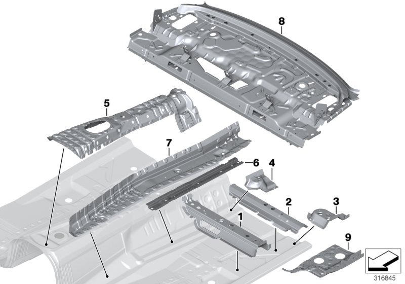 Car part diagram