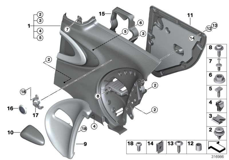 Car part diagram