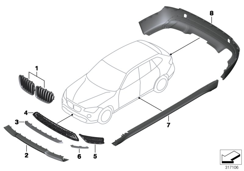 Car part diagram