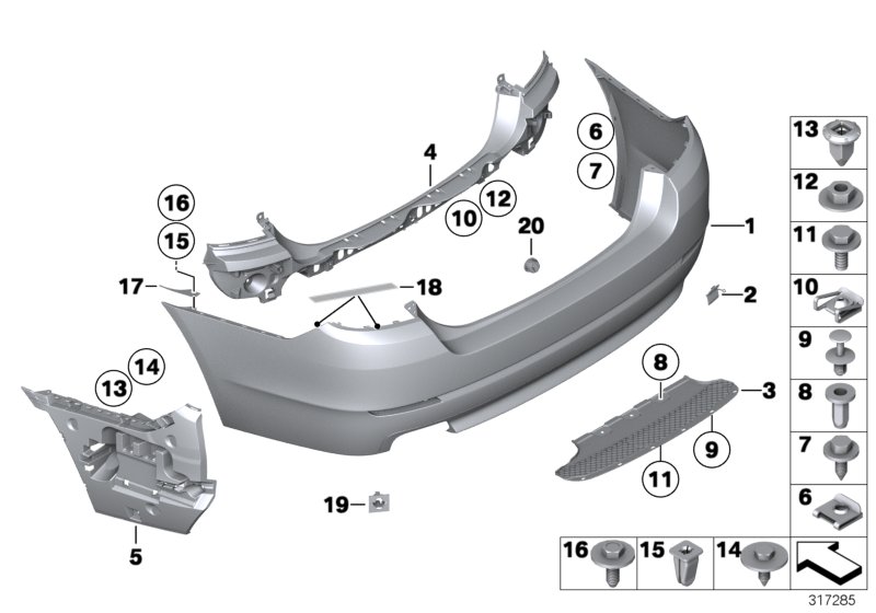 Car part diagram