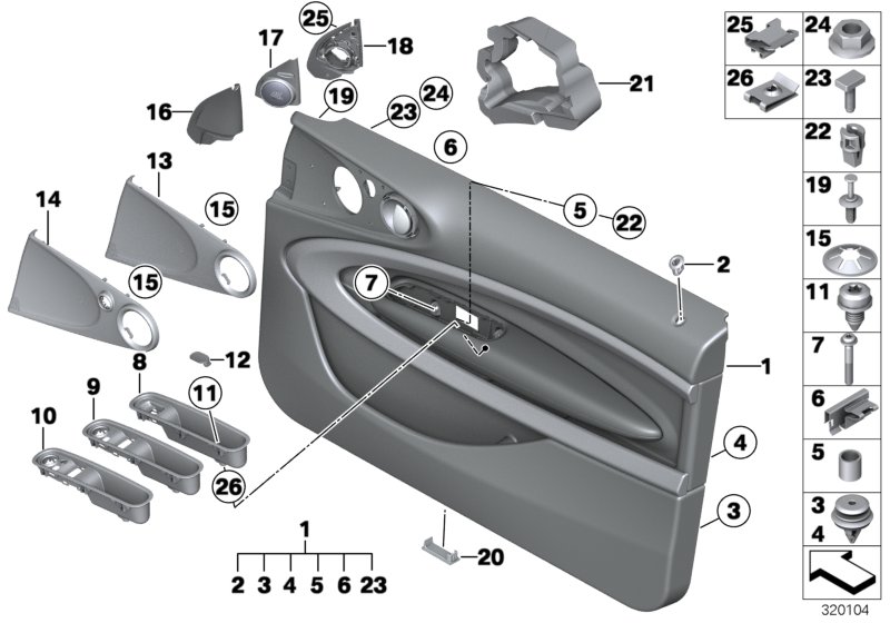 Car part diagram