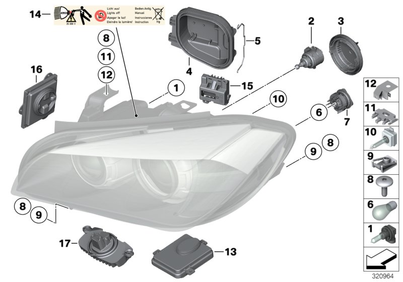 Car part diagram