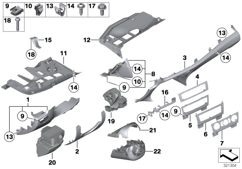 Car part diagram