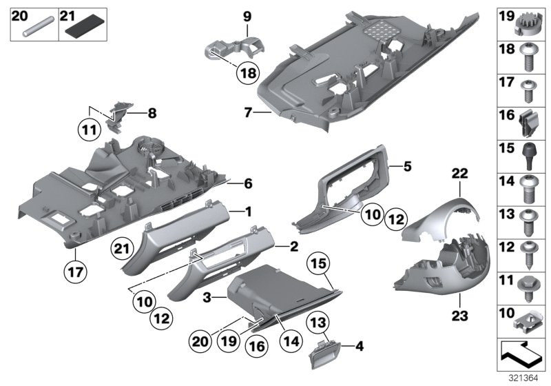 Car part diagram