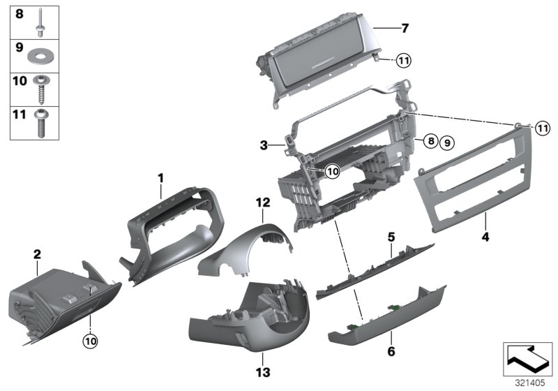 Car part diagram