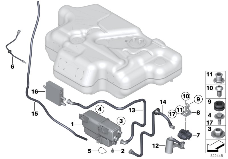 Car part diagram