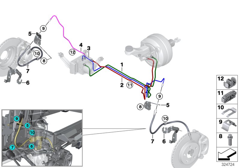 Car part diagram