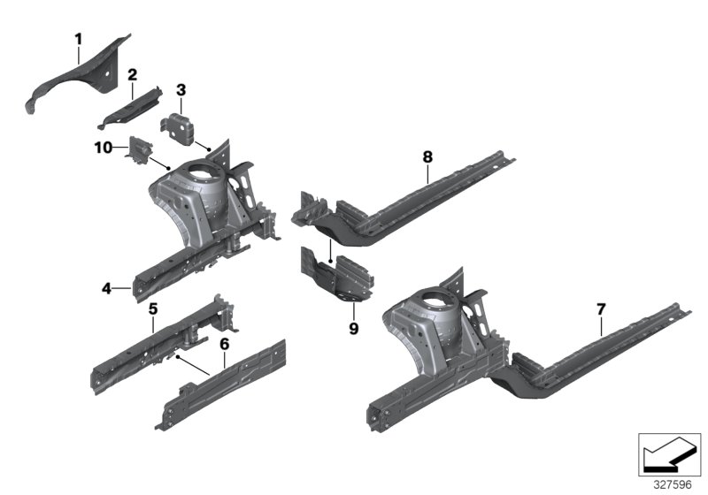 Car part diagram