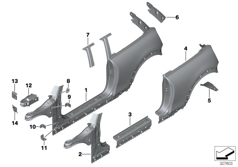 Car part diagram