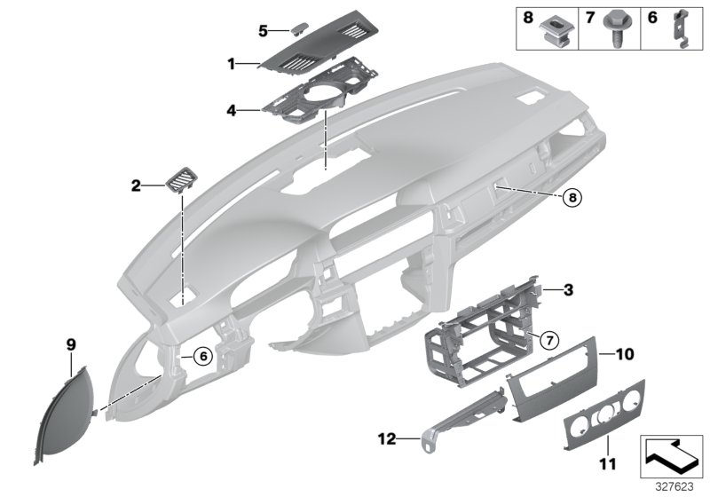 Car part diagram