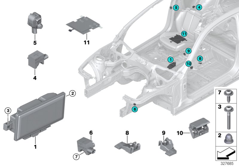 Car part diagram