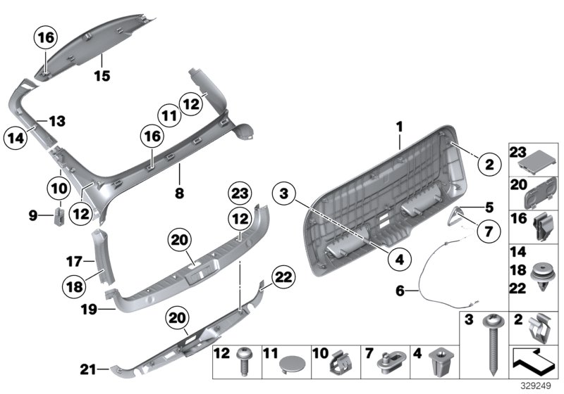 Car part diagram